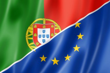 Portugal and Europe flag
