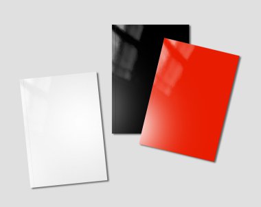 Kitapçıklar mockup şablonu