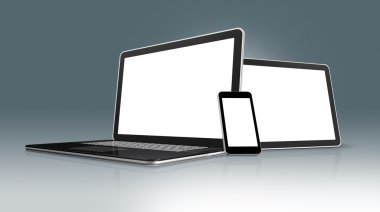 High Tech Laptop, cep telefonu ve dijital tablet pc