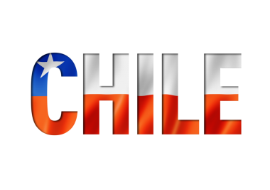 şili bayrağı metin yazı tipi. şili sembolü arka plan