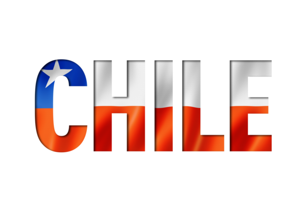 şili bayrağı metin yazı tipi. şili sembolü arka plan