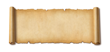 Eski kağıt yatay afiş. Parşömen parşömeni gölgesi olan beyaz arkaplanda izole edildi