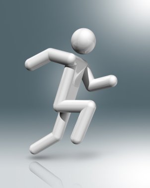 Atletizm 3d sembolü, olimpik spor