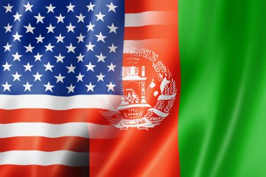 ABD ve Afganistan bayrağı