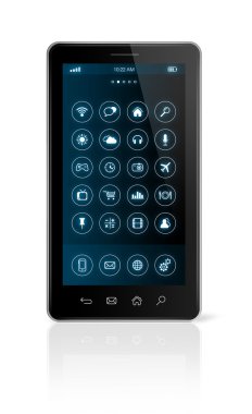 Smartphone ile simgeler arayüzey