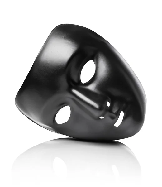 Maschera di plastica nera — Foto Stock
