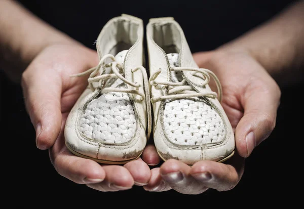 Meus primeiros sapatos — Fotografia de Stock