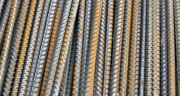 Texture of steel rods — Stock Photo, Image