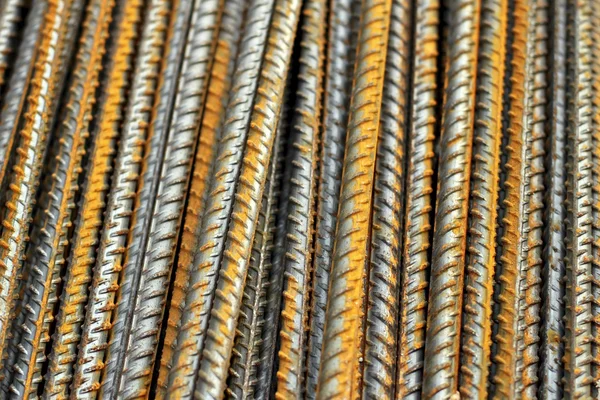 Texture of steel rods — Stock Photo, Image