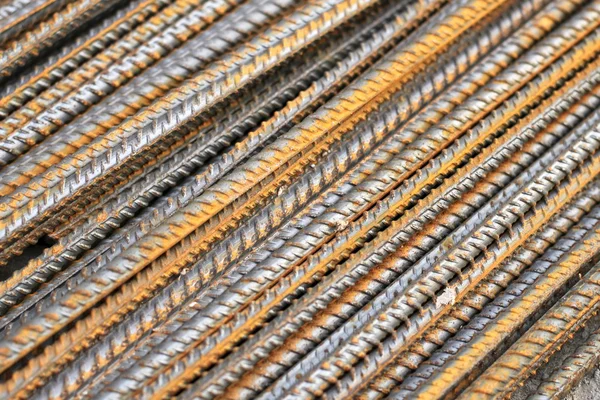 Textur der Stahlstäbe — Stockfoto