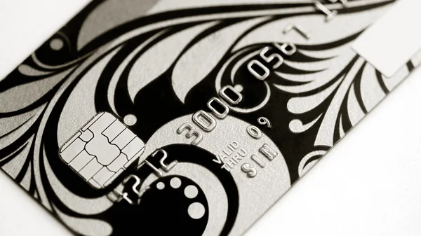 クレジット カードのクローズ アップ — ストック写真