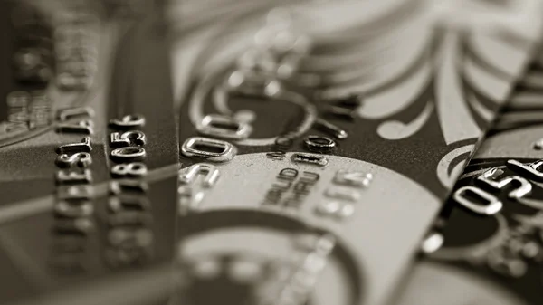 Kreditkort närbild — Stockfoto