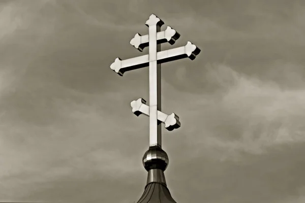 The dome of the Christian Orthodox church. — Stock Photo, Image