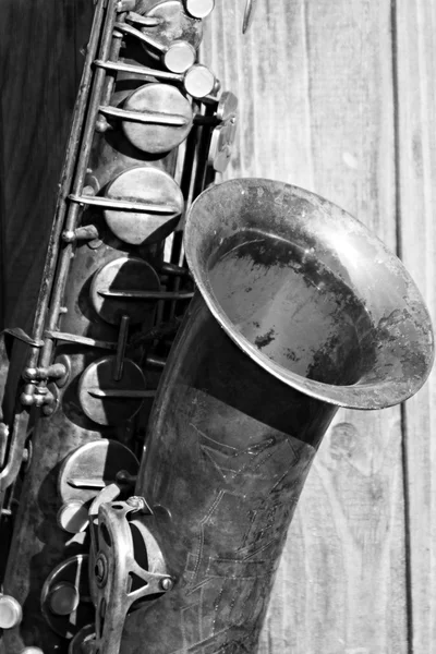 The Old saxophone. — Stock Photo, Image