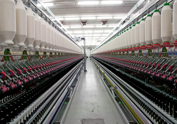 Industria textil - Spinning — Foto de Stock