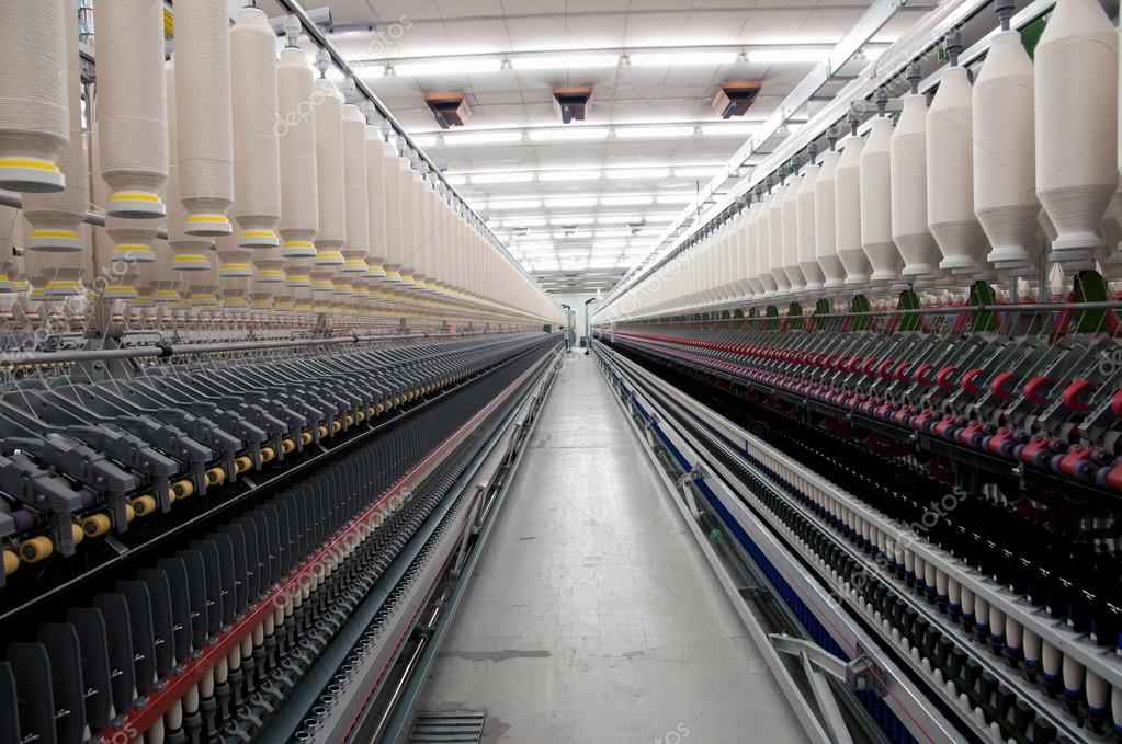 Textile industry - Spinning Stock Photo by ©moreno.soppelsa 60445095