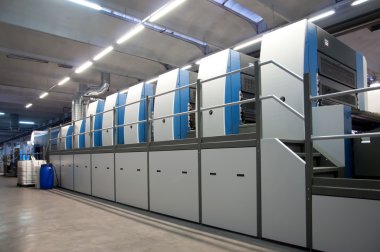 Baskı tesisi - ofset basın makine