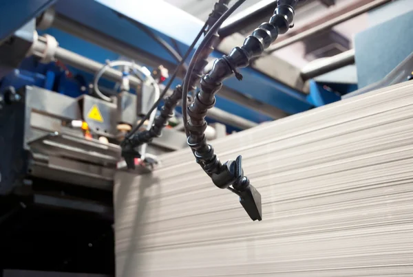 인쇄 공장-오프셋 압박 기계 — 스톡 사진