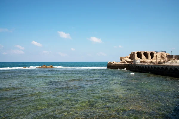 Remains of ancient harbor — Stock Photo, Image