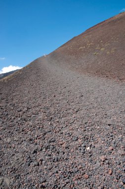Etkin değişken bir Stratovolkan Etna, İtalya