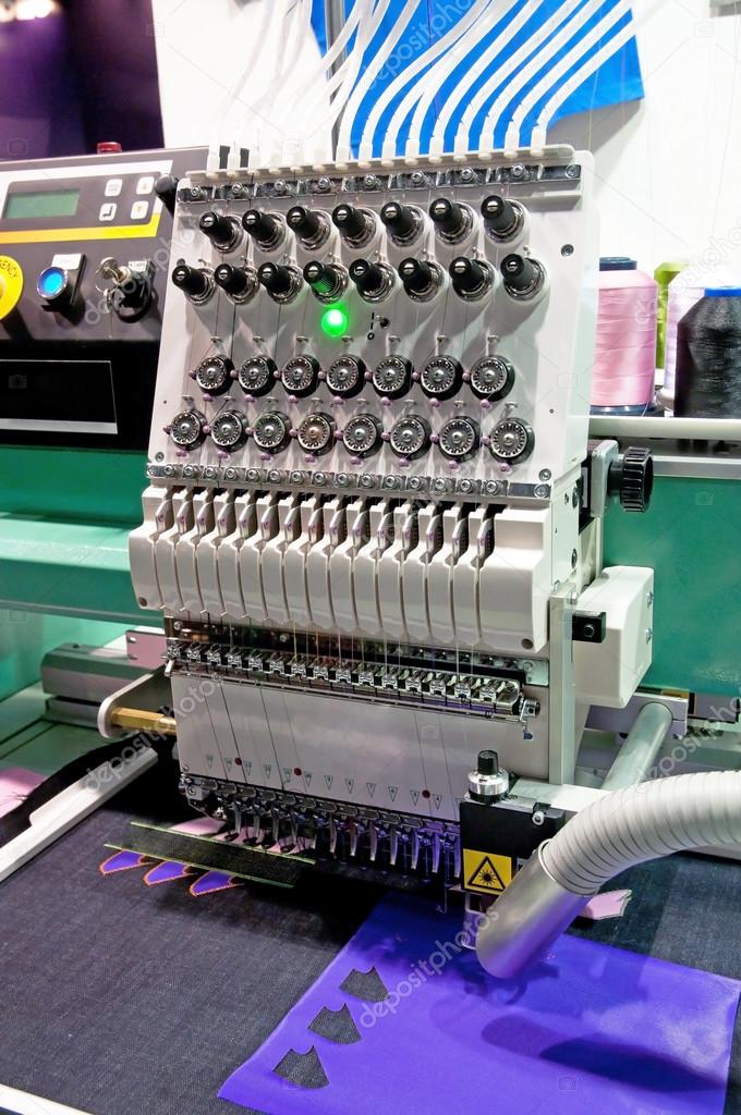 Textile - Professional and industrial embroidery machine