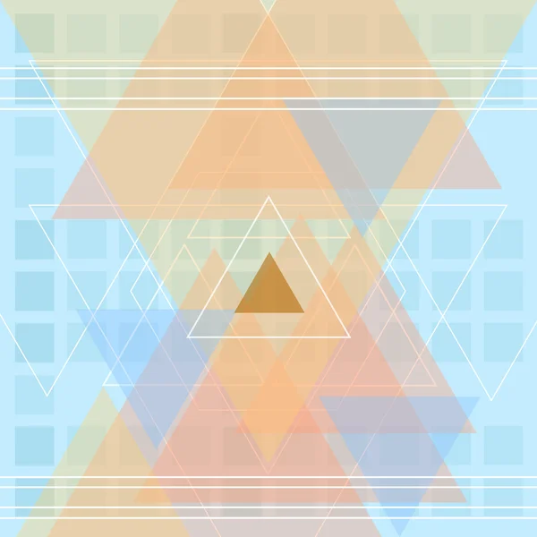 Fondo geométrico del triángulo abstracto — Archivo Imágenes Vectoriales
