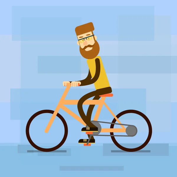 Повсякденна їзда на велосипеді — стоковий вектор