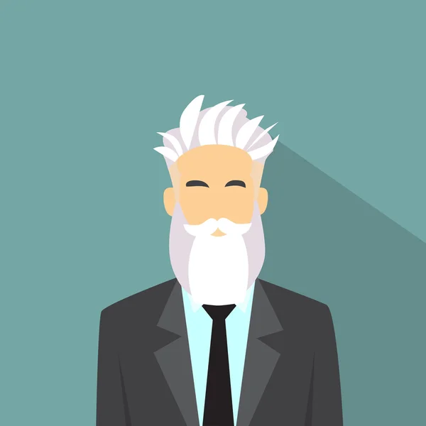 Business Man profil Icon férfi avatar Hipster Style — Stock Vector