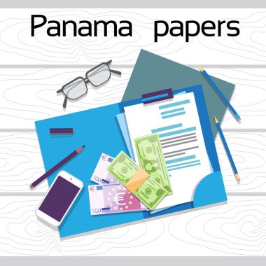 Offshore Panama kağıtları belgeler Resepsiyon iş klasörü