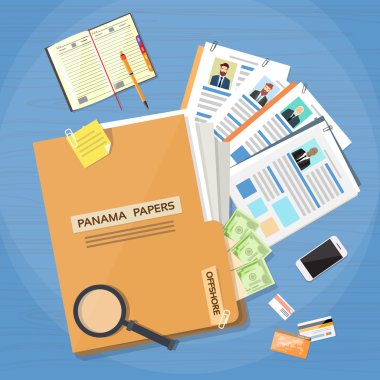 Offshore şirket Panama kağıtları klasör Makaleler