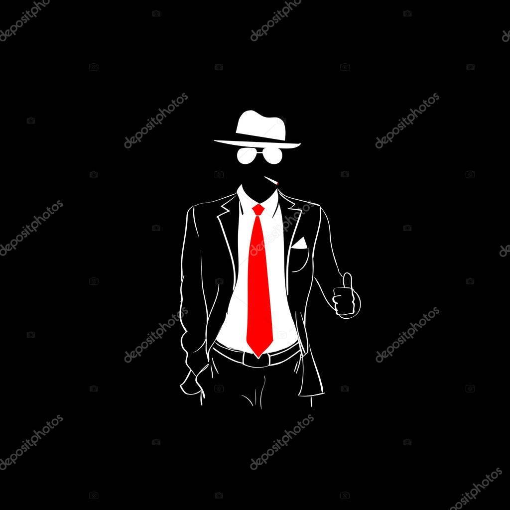 Abctract Imagem Do Terno Vermelho Do Homem Com O Laço Vermelho E Meia  Máscara No Bolso Royalty Free SVG, Cliparts, Vetores, e Ilustrações Stock.  Image 62784404