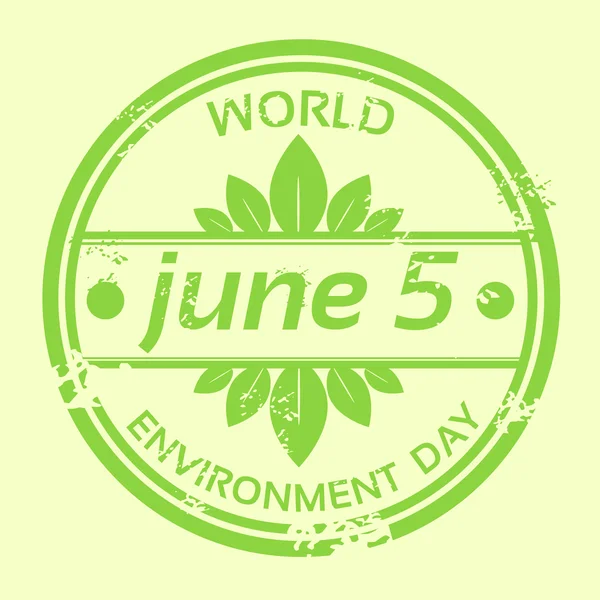 Logo Día Mundial del Medio Ambiente — Vector de stock