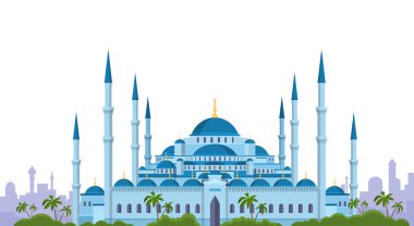 Cami Ramazan Kareem Müslüman din kutsal ay