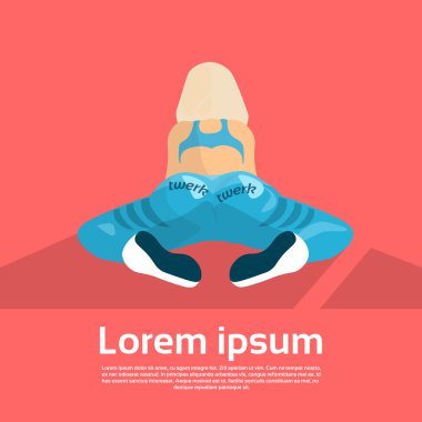 Twerk Booty dansçı Modern kız icracı dans