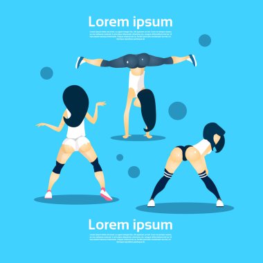 Twerk Booty dansçı Modern kız icracı dans kopya alanı