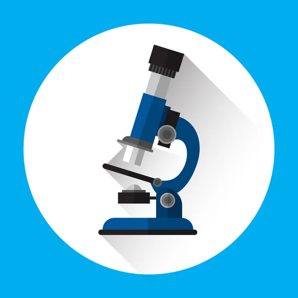 Technologie zařízení vědy mikroskop — Stockový vektor
