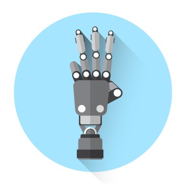 Modern Robot el Palm simgesi