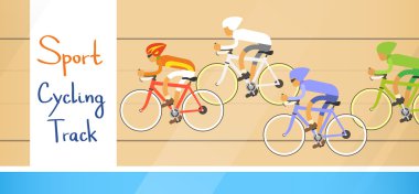 Atlet rekabet spor yarış pisti yarış döngüsü