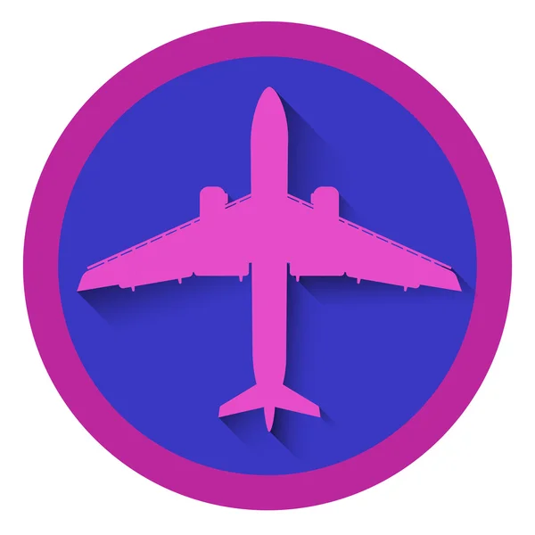 Avión Icon Aviones — Vector de stock