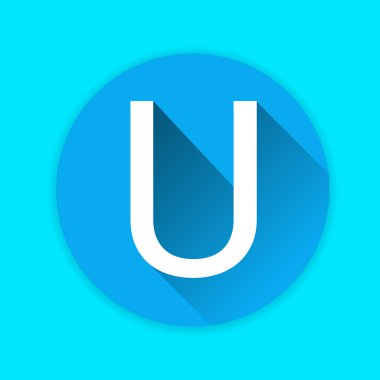 U beslenme kimya öğesi renkli simgesi