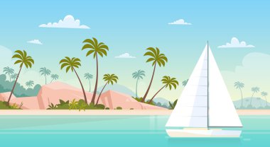 Yaz Tatil Yat Yelken Sea Shore Kum Plajı