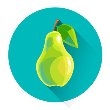 Armut renkli meyve simgesi