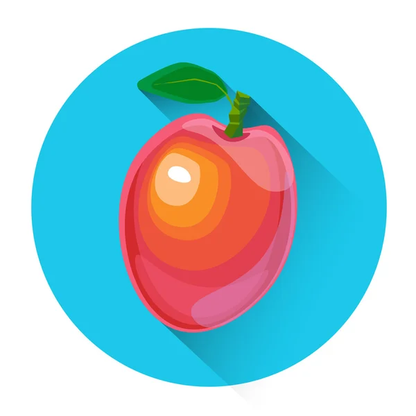Цветная икона фруктов Манго — стоковый вектор