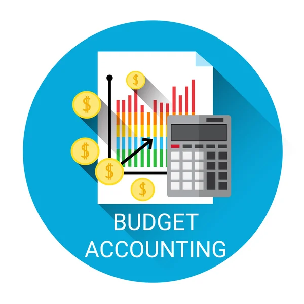 Begroting Accounting Business economie pictogram — Stockvector