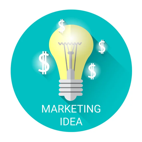 Ny markedsføring Idea Business Economy Icon – stockvektor