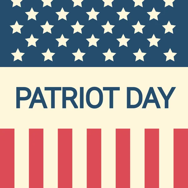 United States Flag National USA Patriot Day Banner — Stock Vector