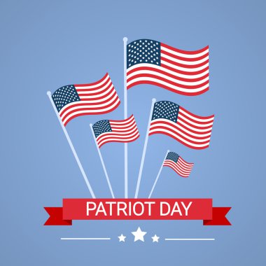 Amerika Birleşik Devletleri bayrağı Ulusal ABD Patriot gün afiş