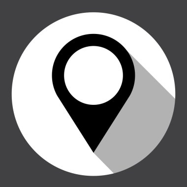 Navigasyon Pin Web Gps Uygulama Simgesi