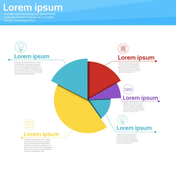 Grafiek instellen Financiën Diagram Infographic pictogram financiële Business grafiek — Stockvector