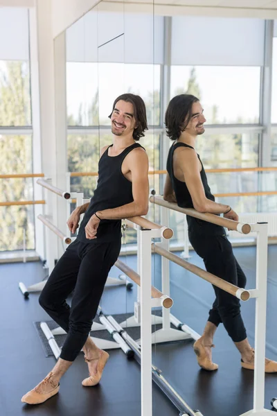 Young Male Ballet Dancer, Man Happy Smile — Stock Photo, Image